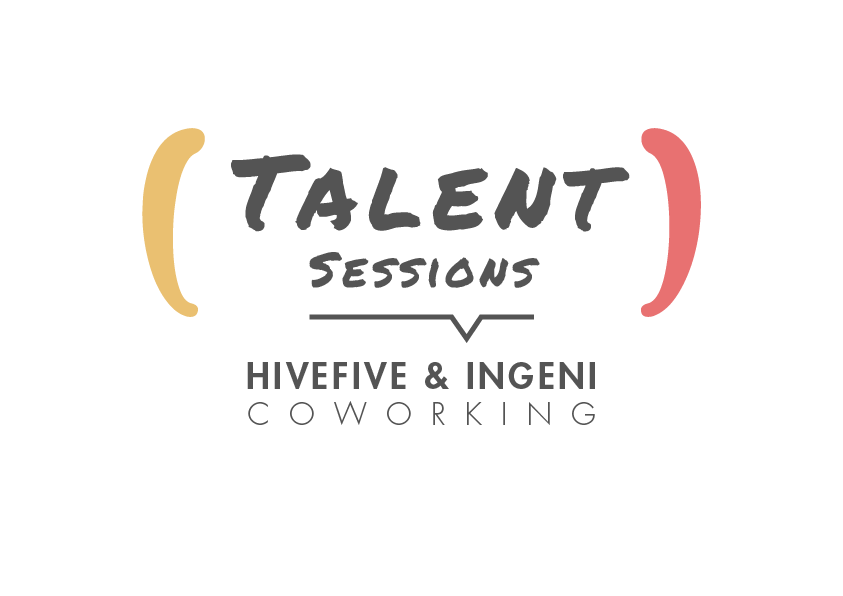 Logotip Talent Sessions Hive Five i Ingeni